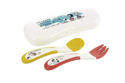リッチェル ピーナッツコレクション やわらかにぎにぎスプーンフォーク(ケース付) 3個アソート,子供,スプーン,フォーク