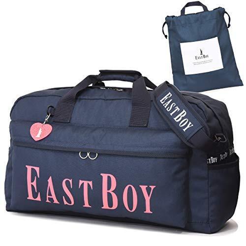 イーストボーイ ボストンバッグ EASTBOY 60センチ ヴィヴィ 修学旅行 林間学校バッグ EBA19 (ネイビー×ピンク(67)),林間学校,リュック,バッグ