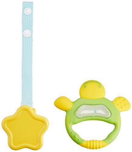 リッチェル Richell 歯がため ホルダー付 R かめさん グリーン 3か月頃から対象,赤ちゃん,歯固め,