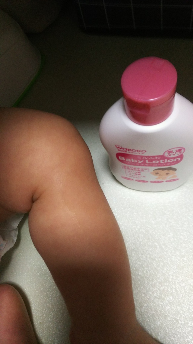 和光堂ミルふわローション使用画像,コズレ,プレゼント,当選