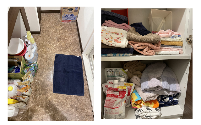 脱衣所とタオルの棚,整理,収納,洗面所