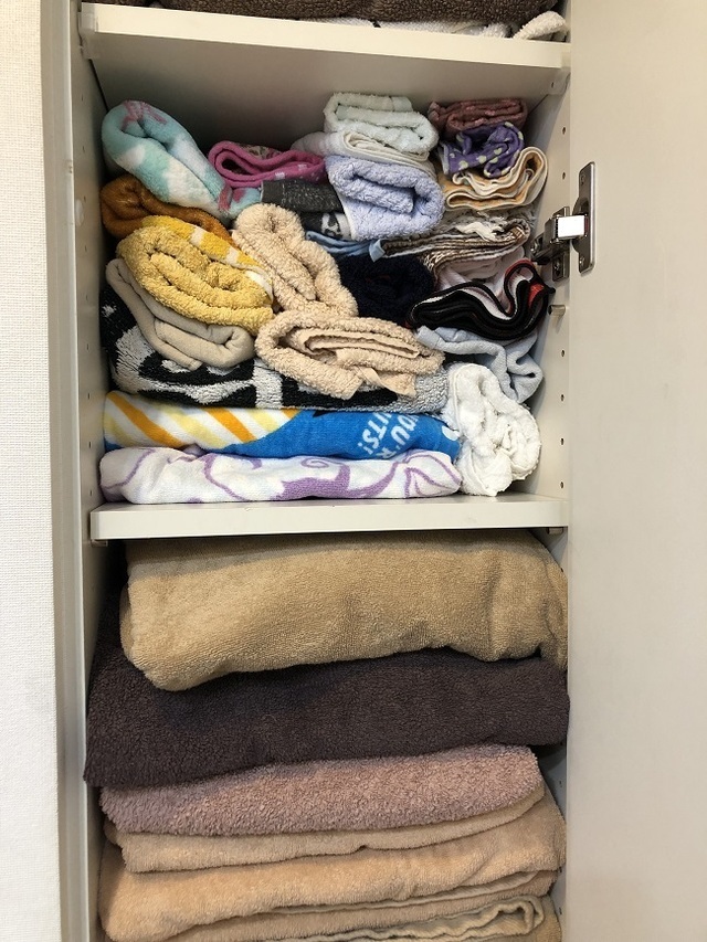 脱衣所のタオル入れ,タオル,