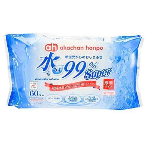 【お得２箱セット】アカチャンホンポ 赤ちゃん本舗 水99% Super 厚手おしりふき 60枚×16個,赤ちゃん用,おしりふき,口コミ