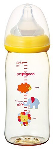 ピジョン Pigeon 母乳実感 哺乳びん プラスチック製 アニマル柄 240ml 0ヵ月から(付属の乳首は3ヵ月頃から) おっぱい育児を確実にサポートする哺乳びん,Amazon,ベビーレジストリ,