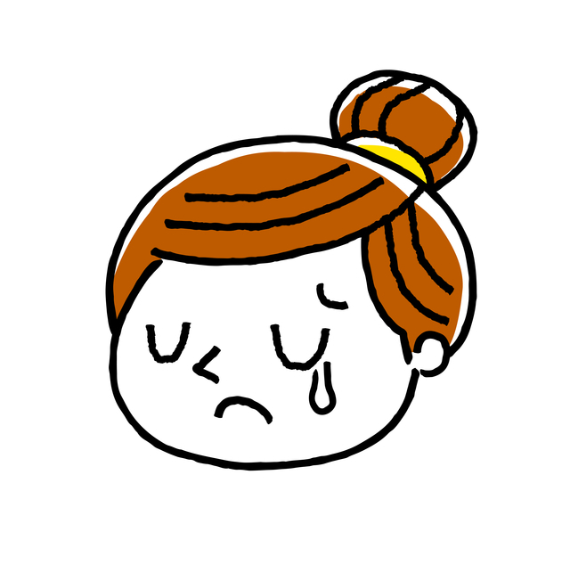 泣いている女性,産後,2ヶ月,出血