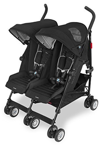 Maclaren ベビーカー BMW Twin Black ツイン ブラック 6か月~ (保証付き),マクラーレン,ベビーカー,
