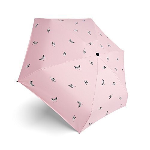 【最新版】TWONE 蝶々折りたたみ日傘 晴雨兼用 UVカット99.99% 高密度NC布 UVカット 梅雨対策　遮熱 耐風 撥水 軽くてコンパクト 携帯用 レディーズ 日傘 収納ポーチ付き,UVカット,日傘,
