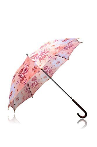 La bellezza レディース 傘 おしゃれ 花柄 軽量 長傘 紫外線 UVカット (ピンク),UVカット,日傘,