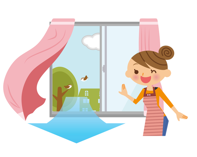 換気,赤ちゃん,インフルエンザ,