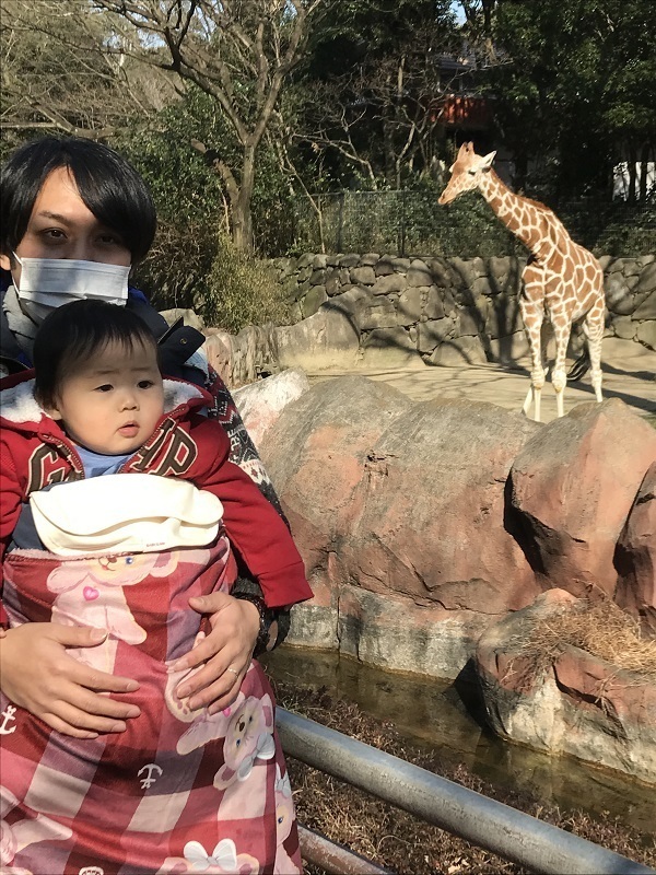 赤ちゃんきりんと赤ちゃん,横浜,金沢動物園,人気