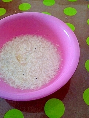 【離乳食初期】しらすと玉ねぎとお豆腐,離乳食　,初期,豆腐