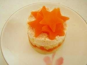 離乳食初期～OK！おかずになるケーキ,離乳食　,初期,豆腐