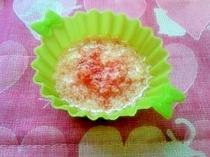 ＜離乳食初期＞豆腐のトマトあえ,離乳食　,初期,豆腐