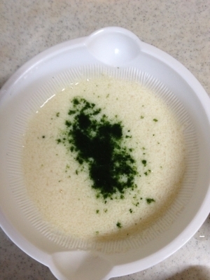 離乳食初期 豆腐の擦り流しほうれん草がけ,離乳食　,初期,豆腐