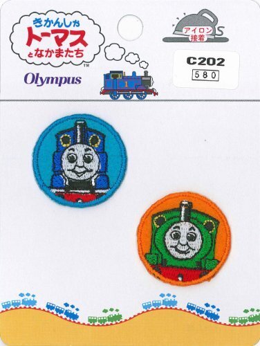 オリムパス製絲 きかんしゃトーマス ワッペン トーマスとパーシー C202,アイロンワッペンの付け方,
