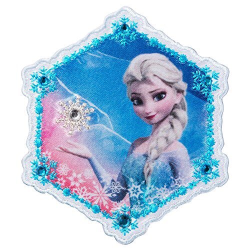 ミノダ アナと雪の女王 ラインストーン付ワッペン大 エルサ-大 D01Y0089,アイロンワッペンの付け方,