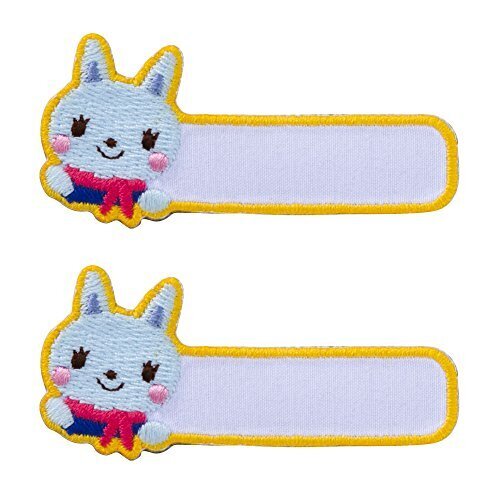 ミノダ funnyZOO 手書き用ネームワッペン ねこ K01I5706,アイロンワッペンの付け方,