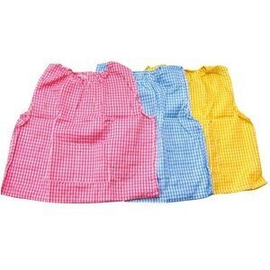 お子様スモック 袖なし 色アソート【12個セッ7ト】 122-10 ds-188924,スモック,作り方,