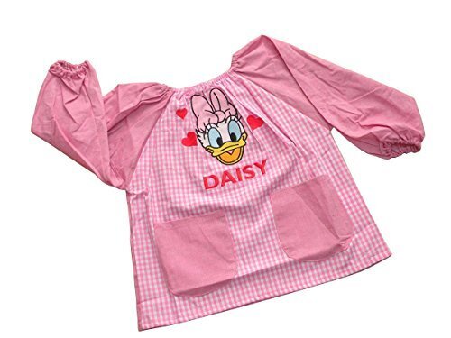 選べる４タイプ Disney ディズニー 子供 幼稚園 保育園 キッズ 用 スモック 刺繍 アップリケ 付き エプロン デイジー 130cm,スモック,作り方,