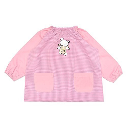 こぐまちゃんギンガムスモック (80/ピンク) 【KC-KFG-K062】 子供用,スモック,作り方,