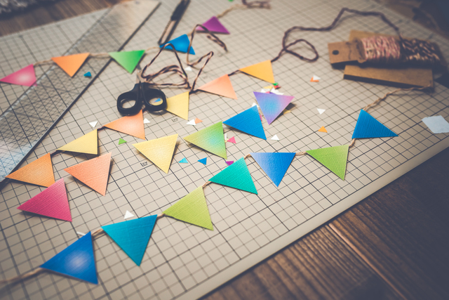 手作りガーランド,手作り ,ガーランド,