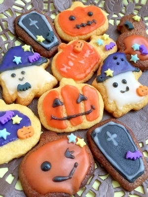 【ハロウィン2016】子供と一緒に簡単デコクッキー,ハロウィン,お菓子,レシピ