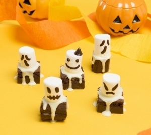 マシュマロおばけデコ,ハロウィン,お菓子,レシピ