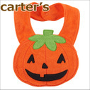 【送料無料】【2017新作】Carter's カーターズ 正規品,ハロウィン,スタイ,よだれ掛け,bib,オレンジ かぼちゃ【楽ギフ_メッセ入力】【楽ギフ_のし宛書】【楽ギフ_包装選択】,赤ちゃん,ハロウィン,