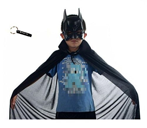 (pkpohs) なりきり バットマン キッズ コスチューム ( マスク 、 マント セット ) 子供用　コスプレ 変身 仮装　ハロウィン,ハロウィン,マント,