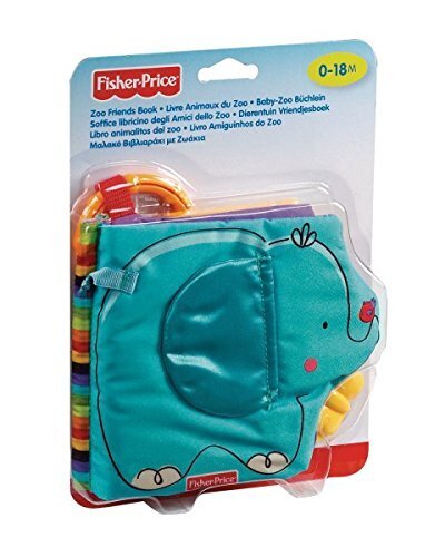 フィッシャープライス どうぶついっぱい!おでかけ布えほん (T9239),ベビーカー,おもちゃ,