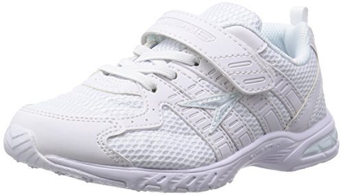 [シュンソク] スニーカー 通学履き 軽量 白 黒 15~27cm 2E キッズ 男の子 女の子 SJJ 1840,1880 ホワイト/ホワイト 22 cm,入学準備,グッズ,リスト