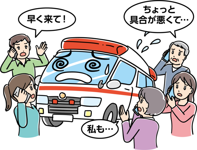 救急車,消防団員募集,救急車の適切利用,家具転対策見直し