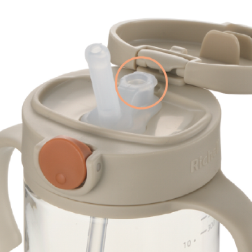 独自の空気弁で漏れにくい,