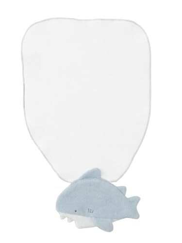 moc mof(モクモフ) ベビー モチーフ 汗取りタオル 赤ちゃん 男の子 女の子 ベビー用品 汗取りパッド あせも対策 出産祝い タオル フリー サックス,汗取りパッド,赤ちゃん,