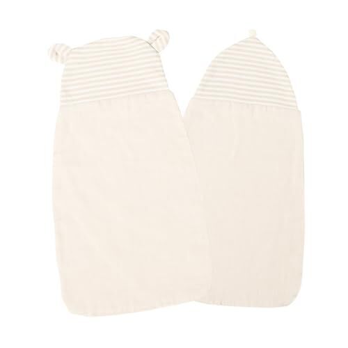 [MOMSMENU] ベビー汗取りパット 夏用 オーガニックコットン100% 4重ガーゼ 柔らかい 快適 吸汗性 2枚セット,汗取りパッド,赤ちゃん,