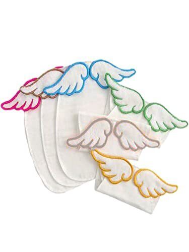 [ｍiaotti] 汗取りパッド 赤ちゃん 背中パッド 6枚セット 寝汗 ガーゼ 布団 ベビーカー ベッド 新生児 (金,銀,茶,青,緑,ピンク),汗取りパッド,赤ちゃん,