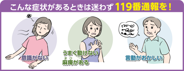 こんな症状がある時は迷わず119番通報を!,熱中症,