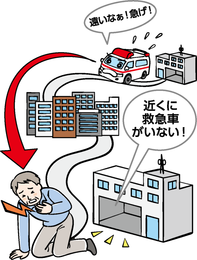 冬は救急要請が増加します,