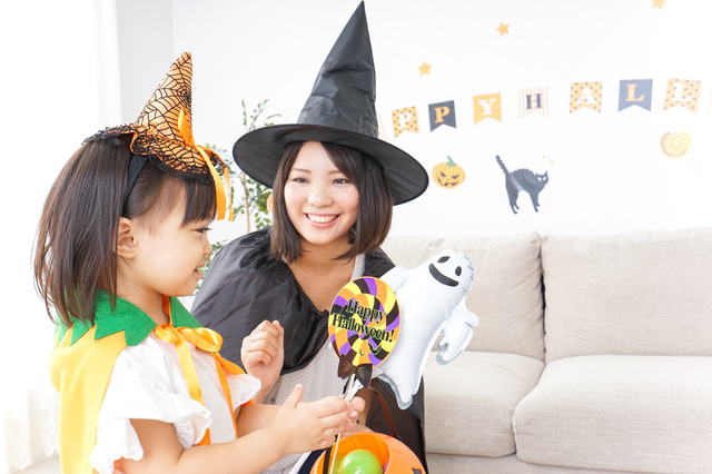 ハロウィンパーティー 親子,ハロウィン,テンプレート,