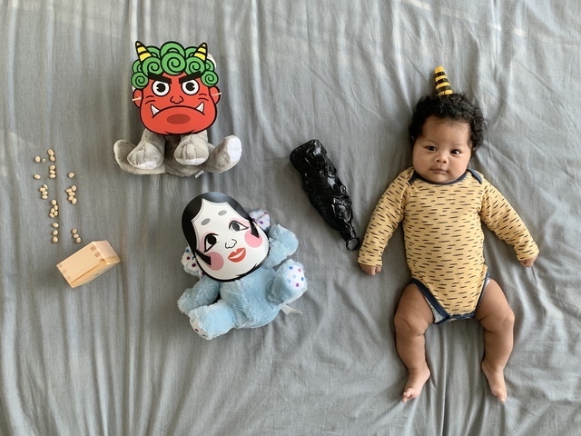 節分のねぞうアート,ねぞうアート,簡単,グッズ