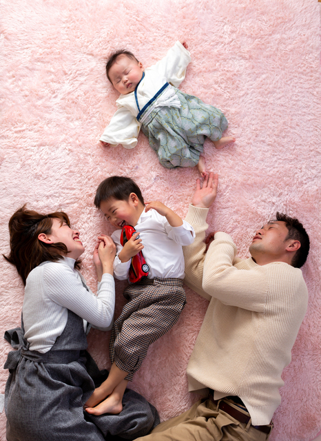 寝相アート家族写真,ねぞうアート,簡単,グッズ