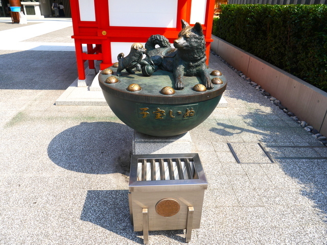 水天宮 子宝いぬ,戌の日,安産祈願,お参り