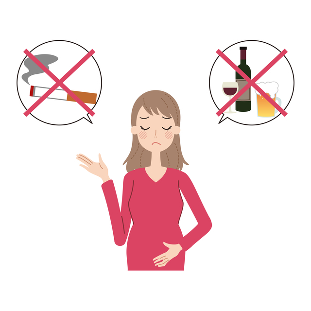 妊婦さんは酒とタバコはNG,妊娠,6週,