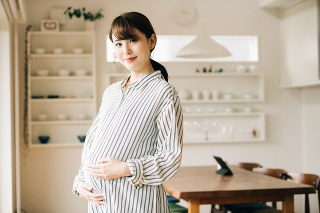 妊婦女性,両親学級,