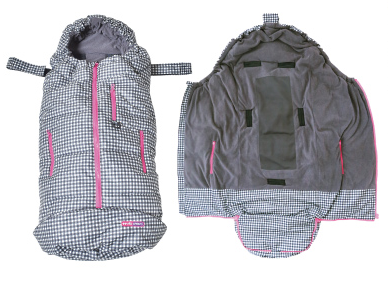 ☆【あす楽対応】【ポイント10倍】wipcream（ホイップクリーム） ベビーカー用ベビースリーピングバッグ ギンガムチェック｜フットマフ 旧ダウンスリーピングバッグ【代引手数料無料】★,ベビーカー,フットマフ,
