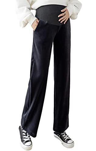 [J-Scott] ［ジェイスコット］ あったか 裏起毛 マタニティ コーデュロイ パンツ ウエスト 調節 柔らか 妊婦 服 ボトムス ズボン ウェア 大きい おおきい おおきめ 大きめ サイズ 楽ちん 楽チン らく ラク 服 暖かい あったかい あったか アッタカイ アッタカ 冬用 秋冬 冷え性 冬 かわいい カワイイ デイリー カジュアル 部屋着 黒 くろ ブラック JS24-BK-M,マタニティパンツ,