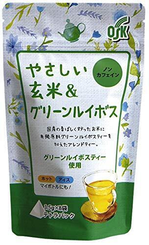 OSKノンカフェインやさしい玄米&グリーンルイボス8袋×3袋,ノンカフェイン,コーヒー,