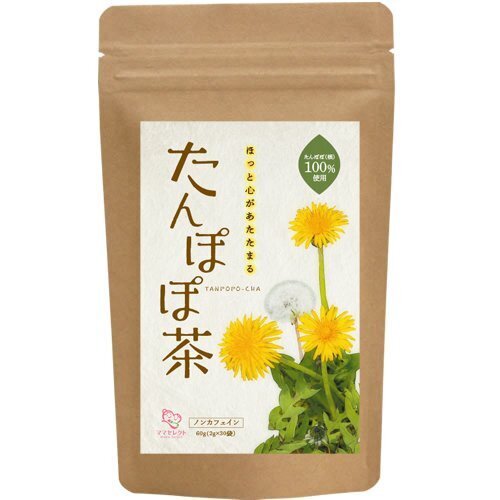 ママセレクト たんぽぽ茶 2g×30包入り ティーバッグ 国内焙煎 ポーランド産 ノンカフェイン コーヒー 母乳育児サポート,ノンカフェイン,コーヒー,