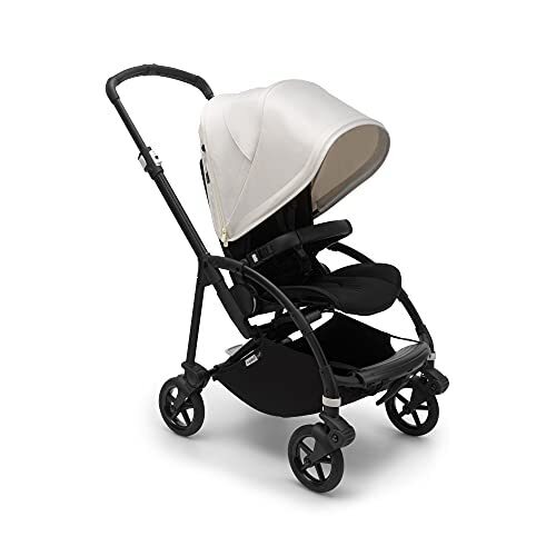 bugaboo バガブー ビー6 ベビーカー (両対面式/新生児から使用可) ワンタッチ 折り畳み Bee6 本体 (フレッシュホワイト×ブラック) a型 b型 ab型,A型ベビーカー,