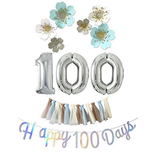 regalo 100日祝い 飾り付け セット 100days 飾り バースデー デコレーション 男の子 空色 パーティー 花 フラワー ガーランド 和風 青 ブルー(ソーダ),お食い初め,やり方,